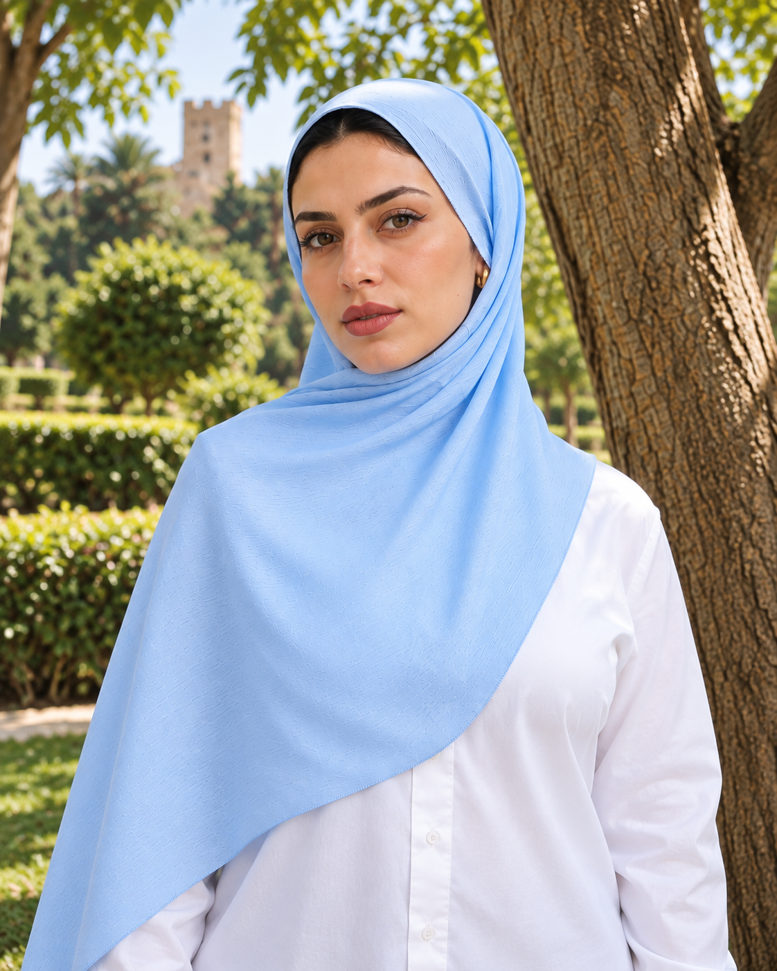 Blue Veil - Soft Crinkle Modal