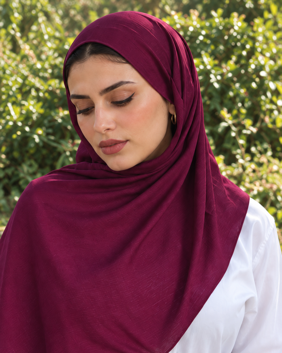 Cherry Velvet - Soft Crinkle Modal