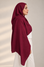 Cherry Velvet —Soft Crinkle Modal