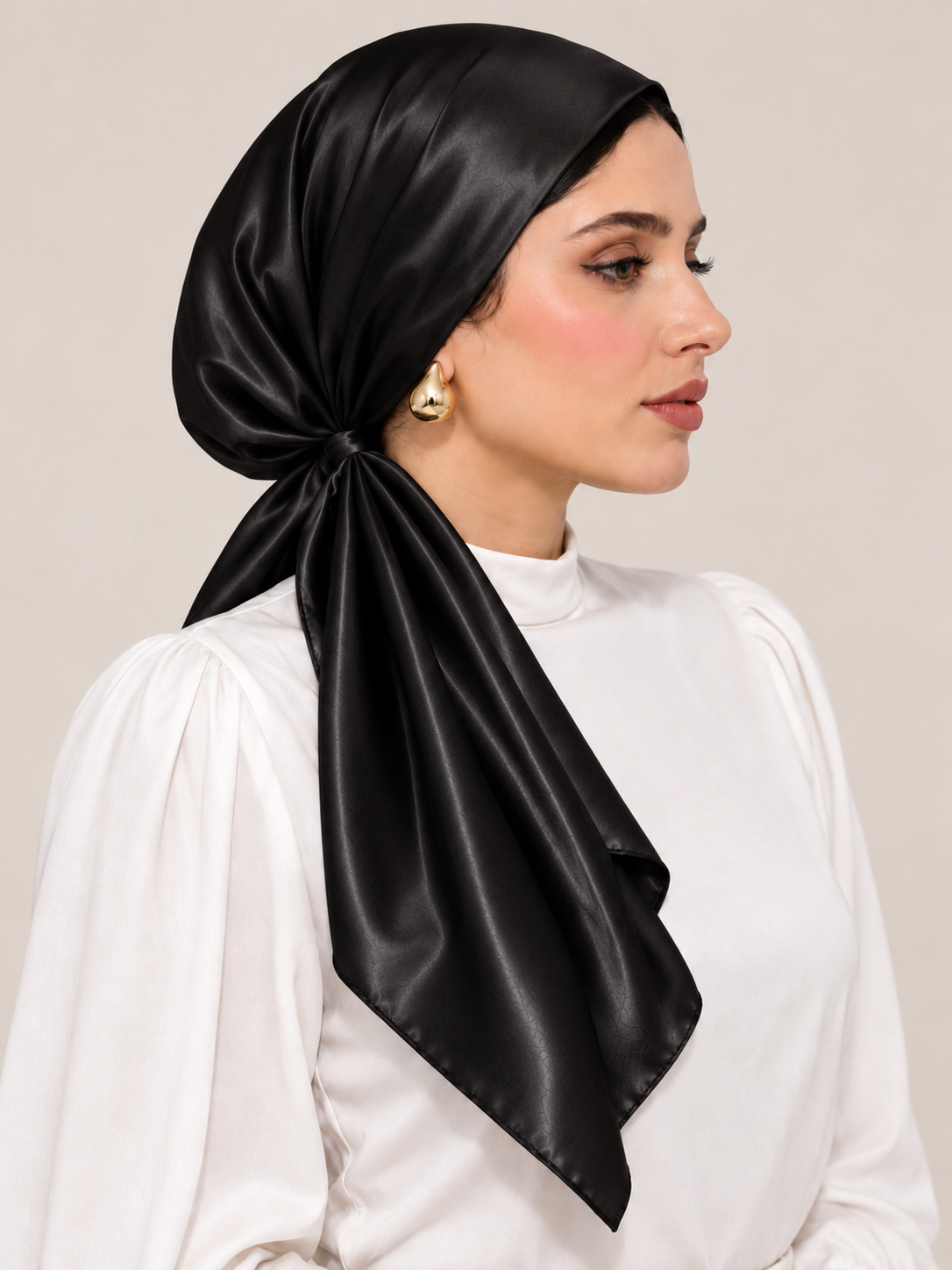 Dark Muse — Luxury Silky Satin Square